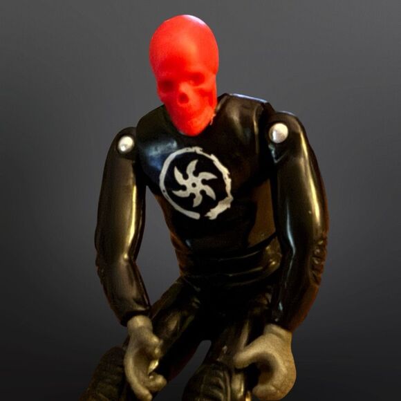 Unbranded Croatian Red Skelton Articulated Action Figure 3” A8 RARE FIND - Picture 3 of 6